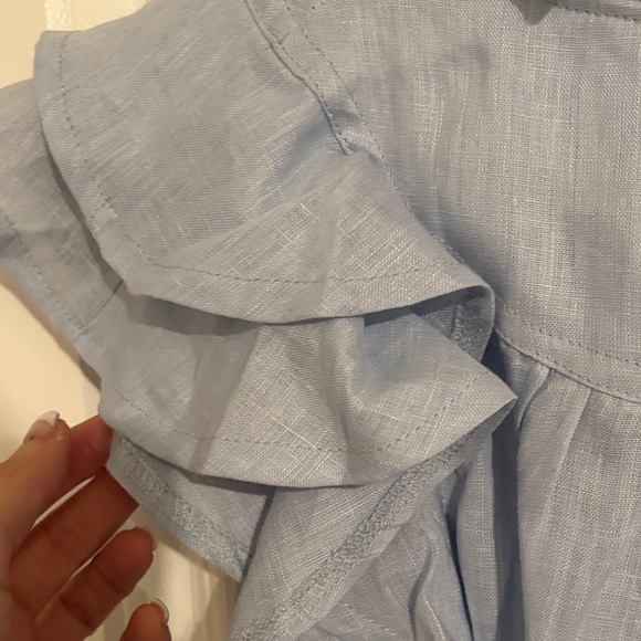 Universal Thread Sky Blue Ruffle Top - Picture 4 of 4